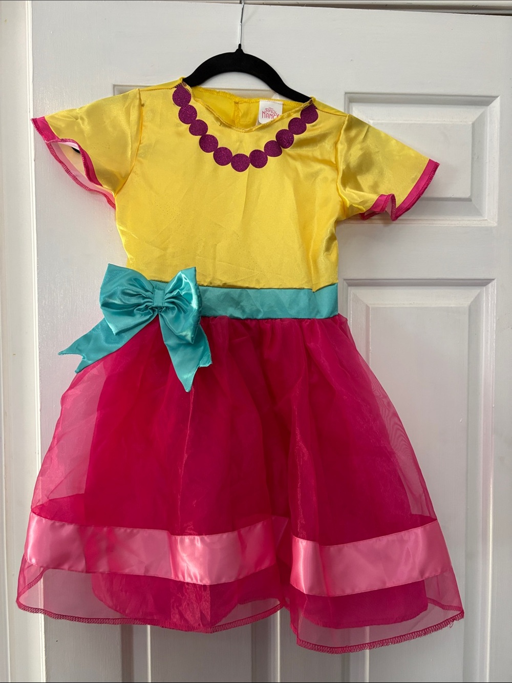 Disney Fancy Nancy - Yellow, Fuchsia & Teal Party Dress Costume